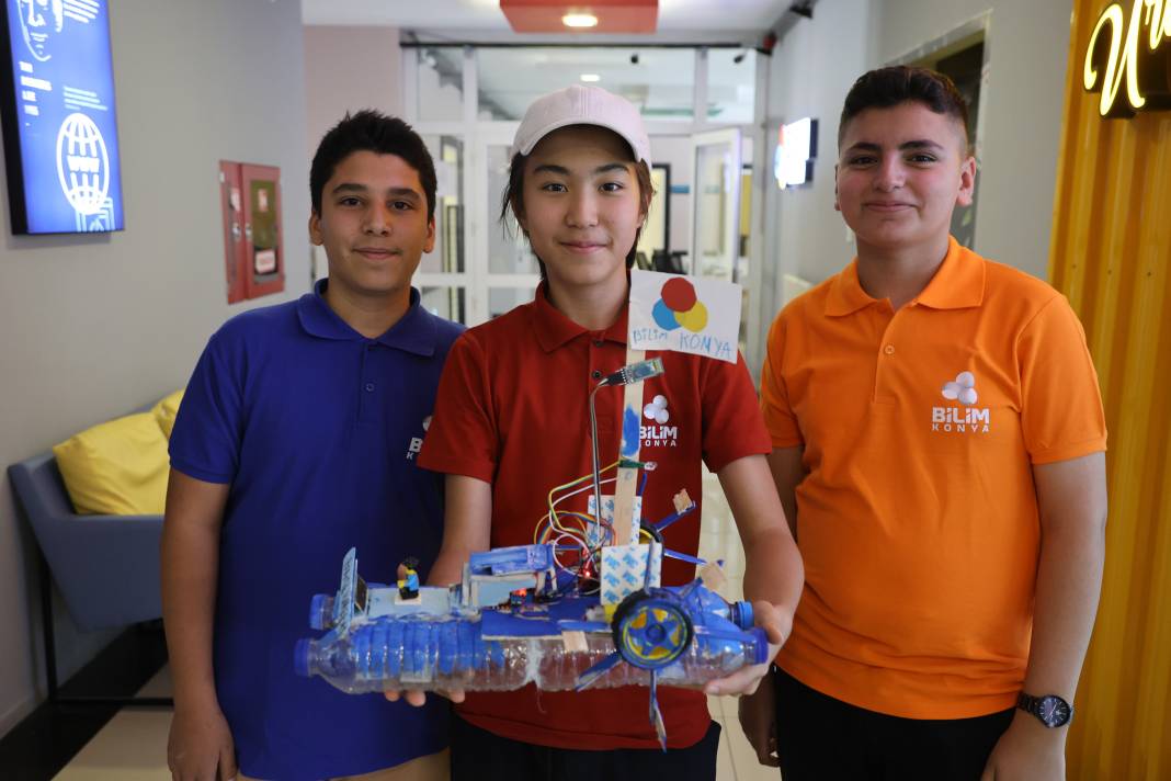 Konya’da ortaokul öğrencileri yaz tatilini bilimle iç içe geçiriyor 5